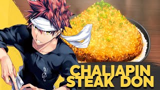 How to make Chaliapin Steak DON by Yukihira Soma  Food Wars Shokugeki no Soma [upl. by Sido]