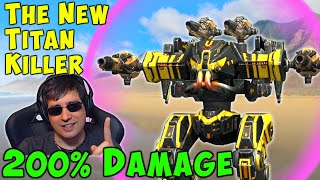 Absorber Shield  Titan Killer  200 Damage ARES  War Robots Gameplay WR [upl. by Nacul]