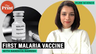 Firstever Malaria vaccine approved Sandhya Ramesh explains its science efficacy amp global impact [upl. by Alegnasor970]