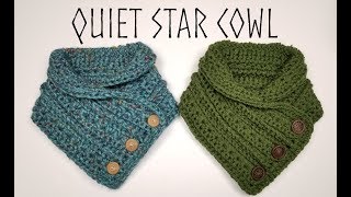 Quiet Star Cowl  Crochet Tutorial [upl. by Donata]