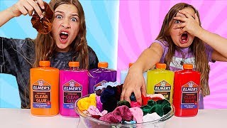 Colored Scrunchies Pick My Slime Ingredients Challenge  JKrew [upl. by Narruc]