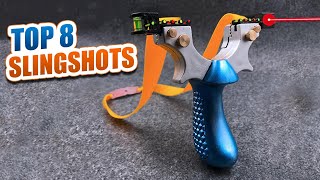 Top 8 Best Slingshots For Survival of 2021  Madman Review [upl. by Ellatsirhc]