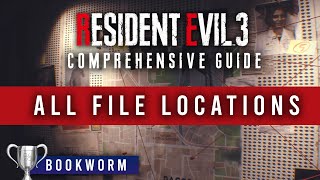 ALL FILE LOCATIONS In Resident Evil 3 Remake  SPOILERS [upl. by Brandes]