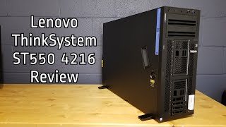 Lenovo ThinkSystem ST550 4216 Review  Including a Look Inside [upl. by Atsirak]