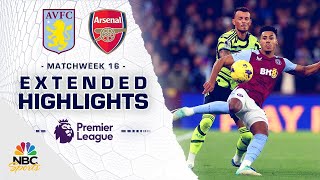 Aston Villa v Arsenal  PREMIER LEAGUE HIGHLIGHTS  1292023  NBC Sports [upl. by Eiuol524]