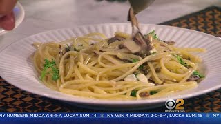 Cooking With Tony amp Stephanie Spaghetti With Radicchio [upl. by Anihsit]