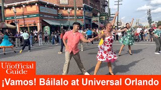 ¡Vamos – Báilalo dance show at Universal Studios Florida 4K [upl. by Elcarim959]