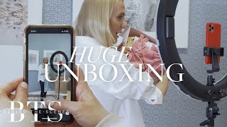 SheerLuxe Behind The Scenes  Georgie’s Huge Fashion Interiors amp Beauty Unboxing  BTS S12 Ep2 [upl. by Quenby401]