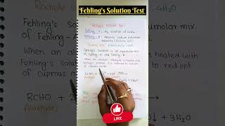 🧑‍🔬 Fehling solution Test 🔥🔥🔥 shorts neet iitjee jeemains boards viralshorts [upl. by Eddra]