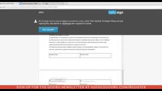 Free Electronic Signatures for Google Apps with HelloSign [upl. by Carrol]