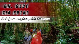 GUNUNG GEDE PANGRANGO VIA PUTRI  Estimasi amp info lengkap terbaru [upl. by Adnek]