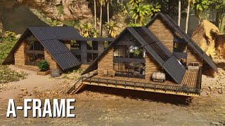 Ark Survival Ascended AFrame Base Design [upl. by Nolyag245]