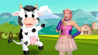 LA VACA LOLA 🐮 Luli Pampín Ft La Brigata Canterina  Official Video [upl. by Enegue]