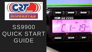 CRT SS 9900 Anytone 6666 total beginners guide CB radio [upl. by Dita]