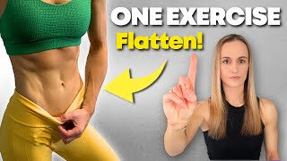 Tighten amp Flatten your Lower Belly with ONE EXERCISE Guaranteed [upl. by Joeann282]