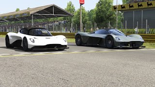 Aston Martin Valhalla vs Aston Martin Valkyrie at Monza Full Course [upl. by Nolahp101]