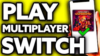 How To Play Multiplayer In Minecraft Dungeons Nintendo Switch  Tutorial [upl. by Quincey]