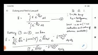 DULONG AND PETITS LAW ON SPECIFIC HEAT OF SOLIDS [upl. by Yrennalf]