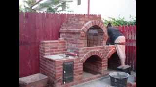 Gratar de gradina din caramida  ziua 5  Brick BBQ  day 5 [upl. by Omoj189]