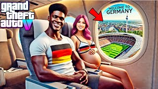 ✈️⚽Franklin amp Mias Trip To Germany Euro Finals 2024GTA 5 Real Life Mod Remastered Season 1 [upl. by Denys277]