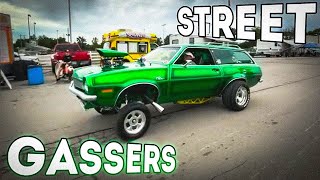 HOW RIDE TOP 15 GASSERS ON THE STREET 💨 NOSTALGIA DRAG RACING [upl. by Keifer]