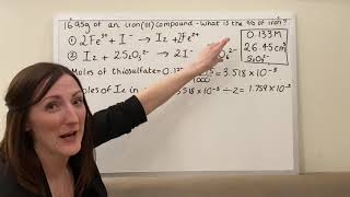 ALevel Chemistry Sodium Thiosulfate and Iodine titration part 2 [upl. by Boutis]