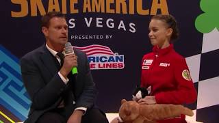 Anna SHCHERBAKOVA Skate America FS INTERVIEW 160 [upl. by Sacci557]