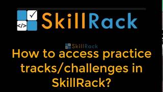 How to access practice trackschallenges in SkillRack [upl. by Rosen640]