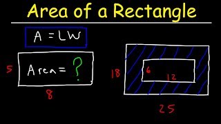 Finding the Area of a Composite Figure  Area of Composite Rectangles [upl. by Remde]