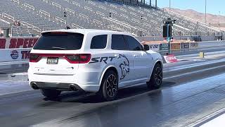 2021 Durango Hellcat 1183 115MPH at LVMS in Las Vegas launch control OFF [upl. by Idette]