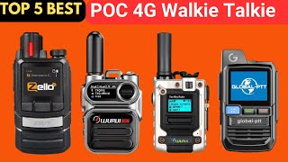 Top 5 Best POC 4G Walkie Talkies of 2024 – Long Range amp Reliable [upl. by Dorr]