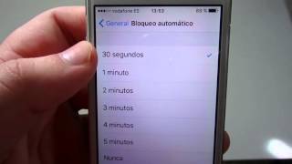 tiempo de bloqueo automatico de la pantalla iphone ipod y ipad [upl. by Leffen620]