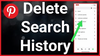 How To Delete Pinterest Search History [upl. by Esbensen]