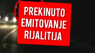 SVI SU MRTVI PREKINUTO EMITOVANJE RIJALITI PROGRAMA [upl. by Ahsenav]