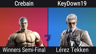 Lérez Tekken Winners Semis  Crebain Vs KeyDown19 [upl. by Sarge]