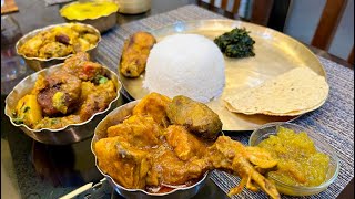 বাগান বাড়িতে Open Kitchenএর কাজ শুরু 🏕☀️ডালমাছ ভাজা সাথে গড়গড়ে মুরগির ঝোল🥘Dry Mango🥭চাটনি [upl. by Assirralc610]