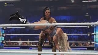 WWE 2K24  Zelina Vega VS Bianca BelAir [upl. by Friedman]