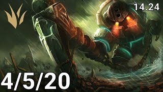 Nautilus Jungle vs Jarvan IV  EUW Master  Patch 1424 [upl. by Brenn193]