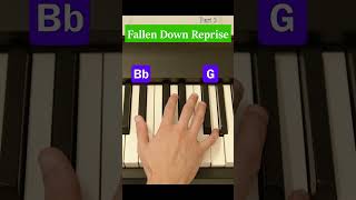 How to play Fallen Down Reprise on Piano PART 3 [upl. by Atirma]