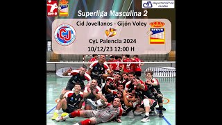 💢💢 CID JovellanosGijón Voley 🆚 CyL Palencia 2024 10ªJornada Superliga 2 Voleibol 2324 [upl. by Yelloh361]