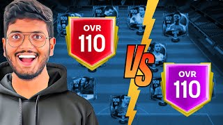 First Ever 110 vs 110 OVR Battle  FC MOBILE [upl. by Ahsenet477]