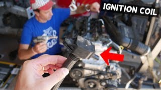 IGNITION COIL REPLACEMENT REMOVAL JEEP CHEROKEE COMPASS RENEGADE 24 IGNITION COILS [upl. by Yvi]