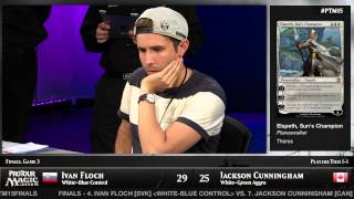 Pro Tour Magic 2015  Finals  Ivan Floch vs Jackson Cunningham [upl. by Beverle]