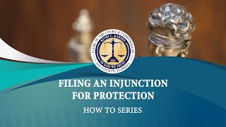 How To File an Injunction for Protection [upl. by Matland]