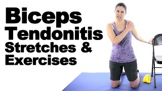 Biceps Tendonitis Stretches amp Exercises  Ask Doctor Jo [upl. by Beetner]