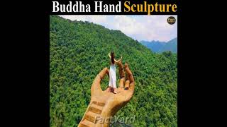 Buddhas Hand Gulong Canyon China  Buddhas Hand China  Hand Statue In China  FactYard  Shorts [upl. by Longawa]