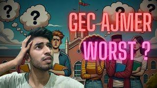 REALITY BEHIND GEC AJMER 😮😮 reapcounselling reap [upl. by Yt]