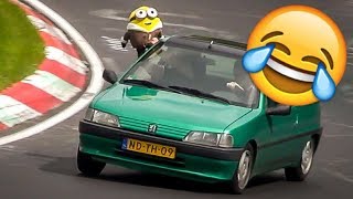 Funniest Moments at the Nürburgring Nordschleife 😂 Weird Cars Crazy amp Funny Moments Compilation [upl. by Nura]