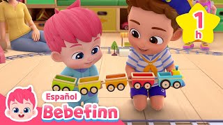 1 Hora⏰ de Las Mejores Canciones Infantiles de Bebefinn  Bebefinn en español [upl. by Ladnik159]