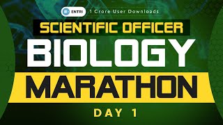 Scientific Officer Biology 🔴 Marathon 🔴 Live 🔴 Day 1 🔴 Entri Teaching Exams scientificofficer [upl. by Delgado]